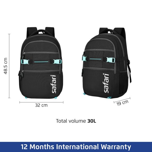 1733423226 Safari Surge Laptop Bag 30 Ltrs 2 Compartments 2 Front Smart Organizers Water Resistant College Bag for Men Women School Bags for Boys Girls LaptopOffice Backpack for Men Women