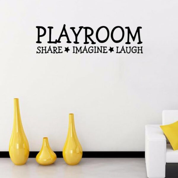 1733466677 GADGETS WRAP Playroom Share Image Laugh Wall Decal Vinyl for Home Office Room Decoration