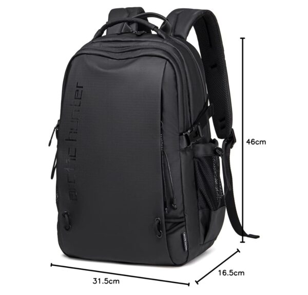 1733917522 Arctic Hunter Backpack for Men Light weight 15.6 Laptop Backpack Water resistant Stylish Anti theft 25L Laptop Bag 5 Compartment for Travel Business College and Daily Use