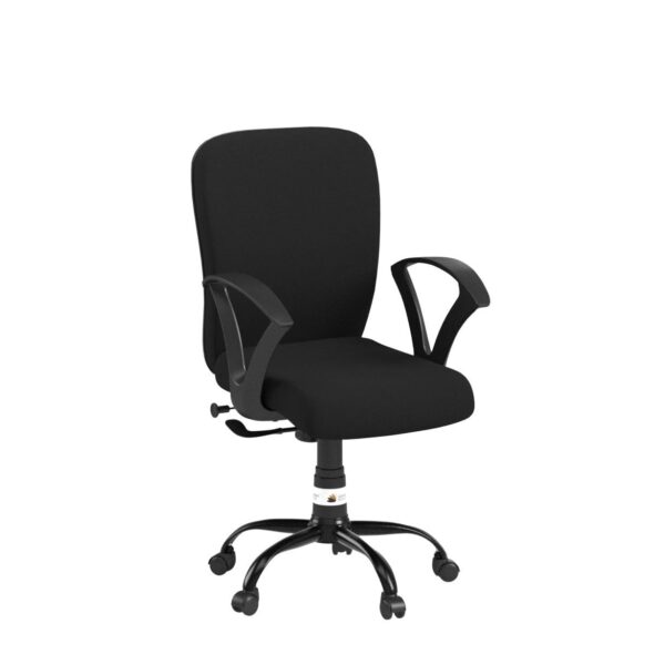 1733943868 Green Soul Seoul X Office Chair Mid Back Mesh Ergonomic Home Office Desk Chair with Comfortable Spacious Seat Rocking tilt Mechanism Heavy Duty Metal Base Black