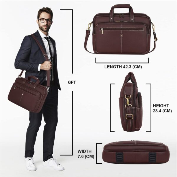 1733947504 WildHorn Leather Laptop Messenger Bag for Mens