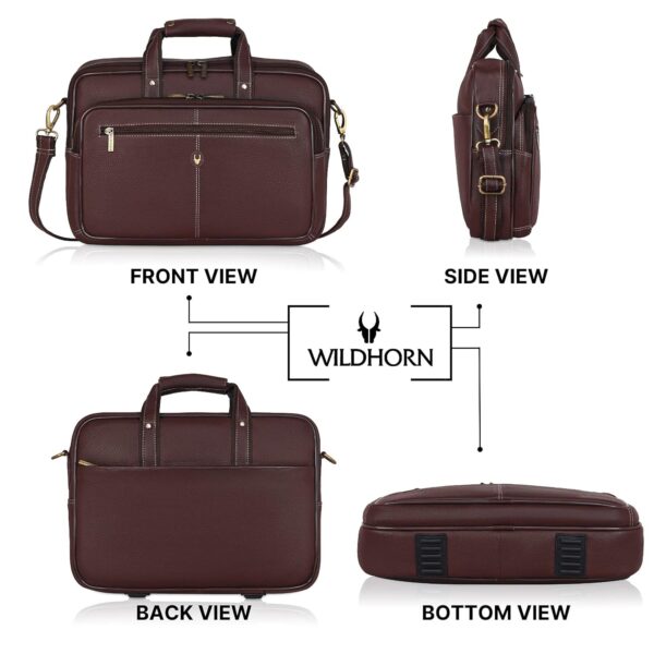 1733947518 WildHorn Leather Laptop Messenger Bag for Mens