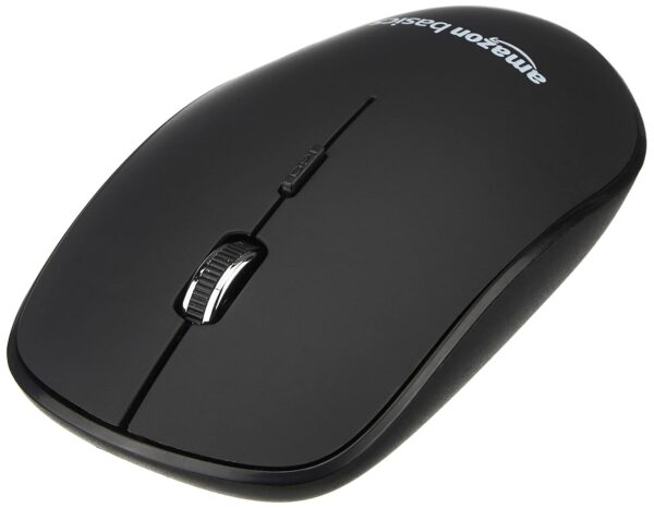 1733967645 amazon basics AmazonBasics Wireless Mouse 2.4 GHz Connection 1600 DPI Type C Adapter Upto 12 Months of Battery Life Ambidextrous Design Suitable for PCMacLaptop