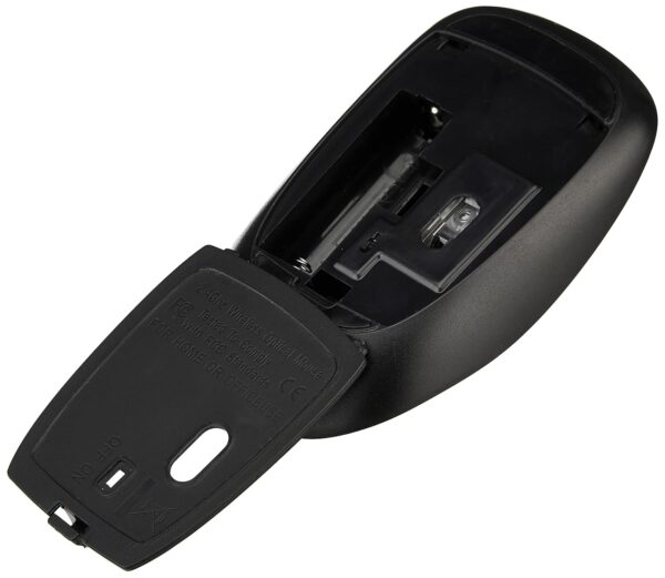 1733967656 amazon basics AmazonBasics Wireless Mouse 2.4 GHz Connection 1600 DPI Type C Adapter Upto 12 Months of Battery Life Ambidextrous Design Suitable for PCMacLaptop