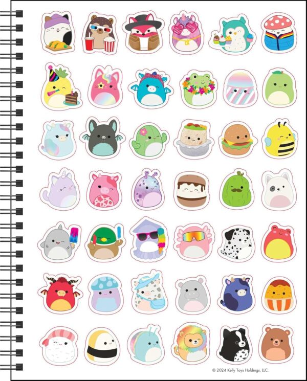 1733996087 Squishmallows 12 Month 2025 MonthlyWeekly Planner Calendar