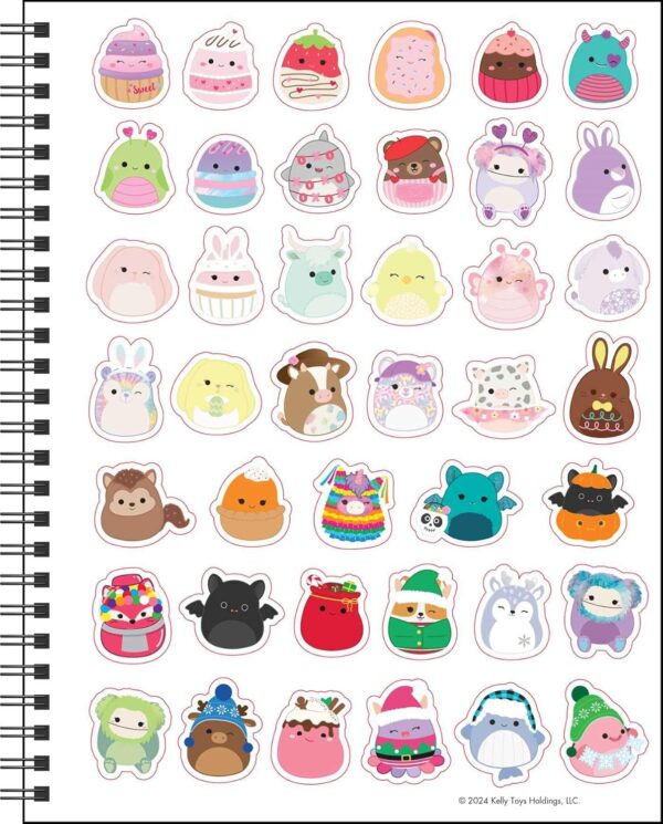 1733996091 Squishmallows 12 Month 2025 MonthlyWeekly Planner Calendar