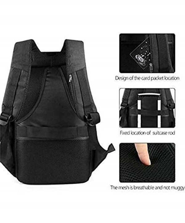 1734083968 BAGELLO Smart look bag Anti Theft Water Repellent 15.6 Inch Laptop Backpack Bag with USB Charging Port