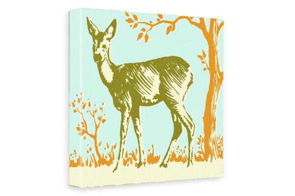 1734185154 VERRE ART Printed Framed Canvas Painting for Home Decor Office Wall Studio Wall Living Room Decoration 14x14inch Wrapped 6 Deer Csa Images