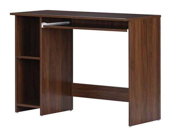 1734236681 DeckUp Apollo KT Engineered Wood Study Computer Table and Office Desk with Keyboard Tray Walnut Matte Finish