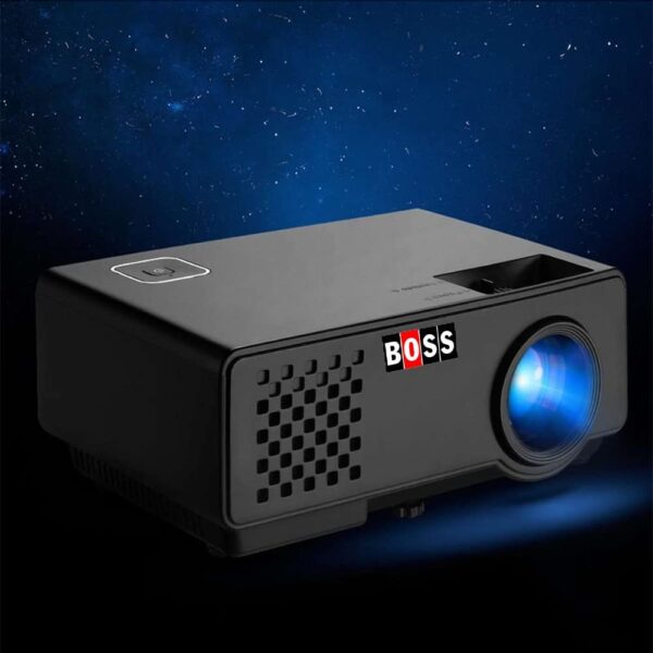 1734346220 4K PROJECTOR Boss S35 1980 x 1080 Full HD 4000 Lumens Display Contrast Ratio 40001 60000 Hours Life HomeOfficeEducational Purpose Supports Bluetooth USB HDMI AV AUX WiFi APP Support