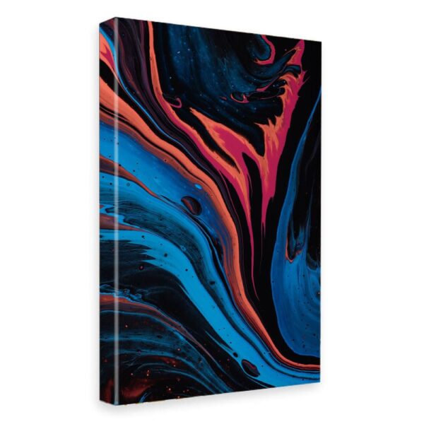 1734357505 Verre Art Printed Framed Canvas Painting for Home Decor Office Wall Studio Wall Living Room Decoration 10x14 inch Wrapped Frame Abstract Image Splash Art