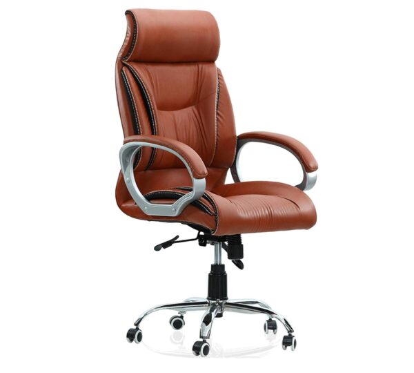 1734504692 Lakdi The Furniture Co High Back Office Chair Upholstery Leatherette Director Chair MSL 127 Swivel Tilt