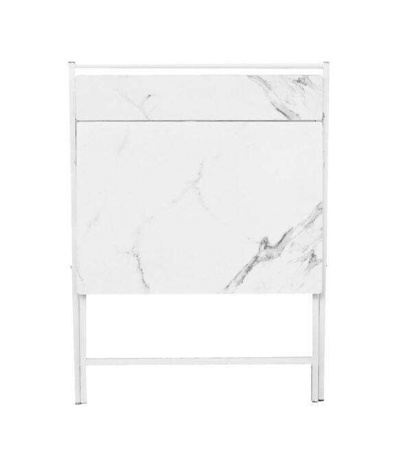 1734671399 Faburaa Venus Office Table for Home Foldable Table for Writing Desk Study Desk 30x21 Inch Color Satvariyo White