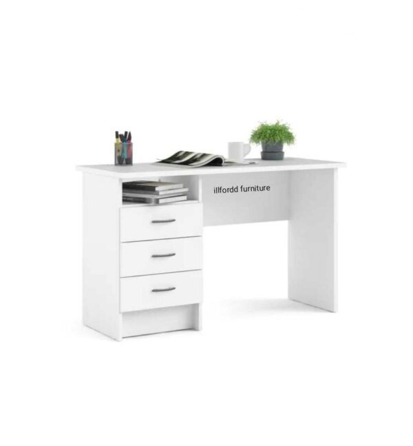 1734685175 illfordd furniture Wood Laminated Office TableStudy Table Color White