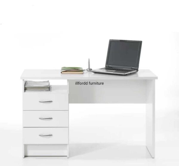 1734685178 illfordd furniture Wood Laminated Office TableStudy Table Color White