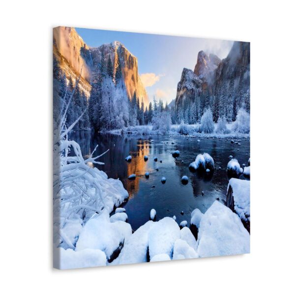 1734687583 GADGETS WRAP Canvas Gallery Wrap Framed for Home Office Studio Living Room Decoration 10x10inch Winter Image