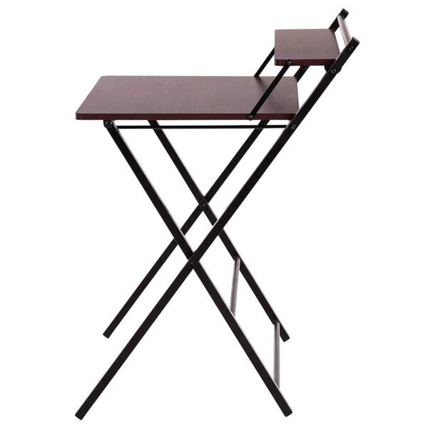 1735000937 InnoFur Meleti Folding Table for Home and OfficeFolding Table for StudyWork from Home TableFoldable Laptop DeskMultipurpose Utility Table Regular Size Brown