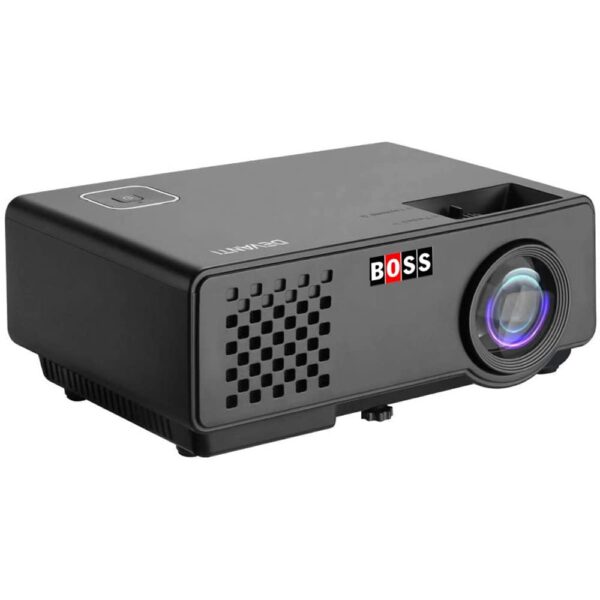 4K PROJECTOR Boss S35 1980 x 1080 Full HD 4000 Lumens Display Contrast Ratio 40001 60000 Hours Life HomeOfficeEducational Purpose Supports Bluetooth USB HDMI AV AUX WiFi APP Support