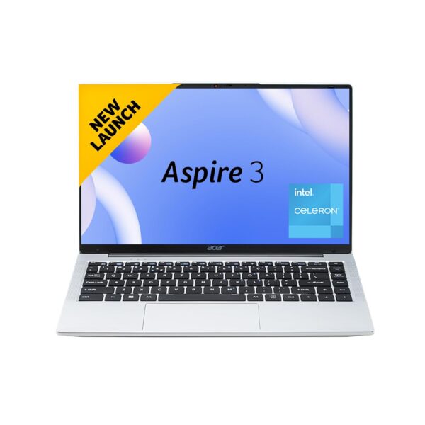 Acer Aspire 3 Laptop Intel Core Celeron N4500 Processor Laptop 8 GB LPDDR4X SDRAM256 GB SSDWin11 Home38 WHRHD Webcam A324 45 with 35.56 cm 14 HD Display Pure Silver 1.3 KG