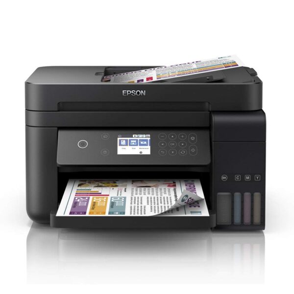 Epson Ecotank L6270 A4 Wi Fi Duplex All in One Wireless Colour Home Inkjet Printers with Adf Black