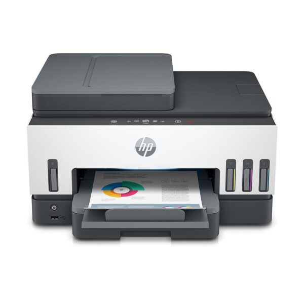 HP Smart Tank 790 All in One Auto Duplex WiFi Colour Wireless Color Home Inkjet Printers with AdfFax.Upto 12000 Black8000 Colour Pages Included in The Box PrintScanCope for Office with