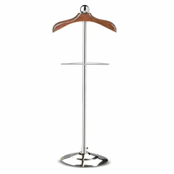 LOCOMOTO Premium Solid Metal Coat Hanger Stand For Display Stand Uses For Home Store And Office Silver 15 X 50 X 114 CM