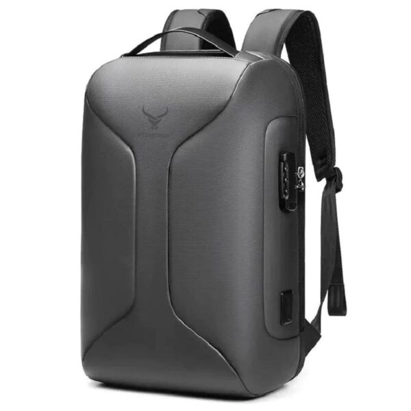 REDHORNS Waterproof 15.6 Inch Laptop Backpack for Men and Women with USB Charging Port Unisex Anti Theft Travel Laptop Bag Password Number TSA Lock