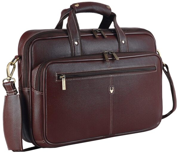 WildHorn Leather Laptop Messenger Bag for Mens