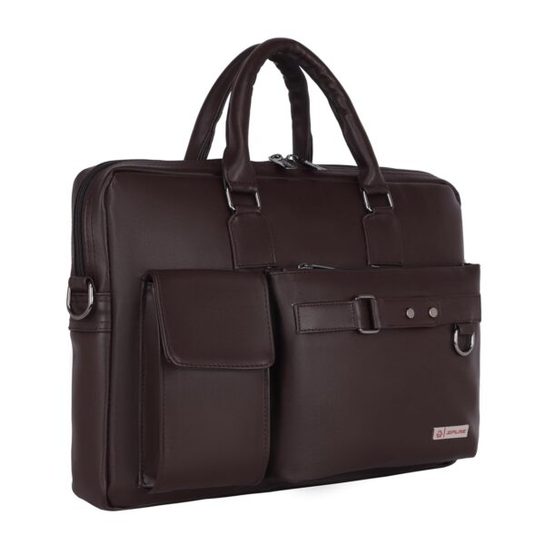 Zipline Office Faux Leather laptop bag for Men Fits 141515.6 inch TabletLaptop Messenger Bags For Mens