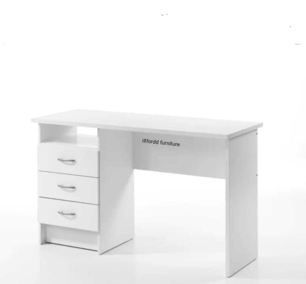 illfordd furniture Wood Laminated Office TableStudy Table Color White