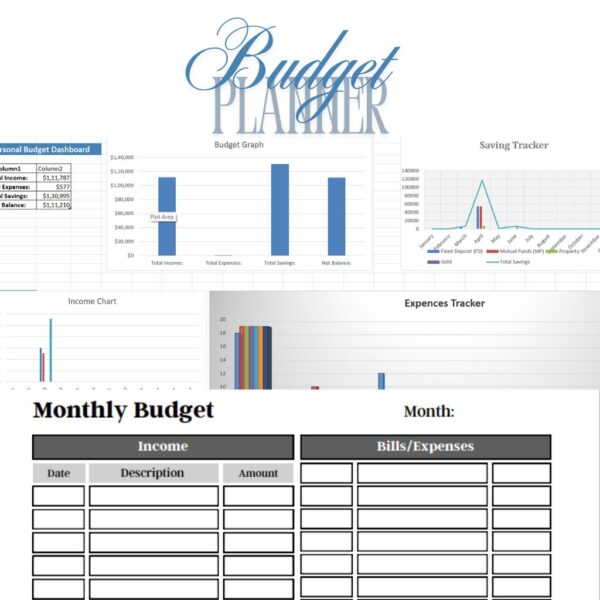 Ultimate Budget Planner Combo – Excel & Printable PDF