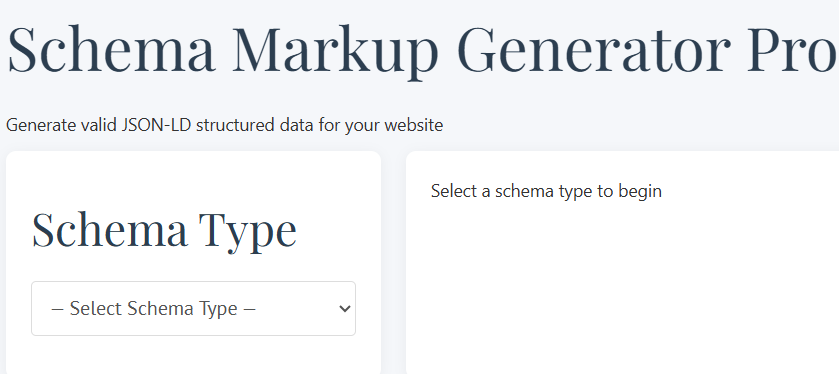 Schema Markup Generator Tool – Boost SEO Instantly (Free JSON-LD Code)