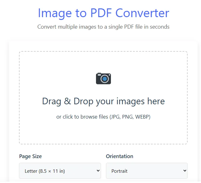 The Ultimate Image to PDF Converter Tool – Free, Fast & Secure!